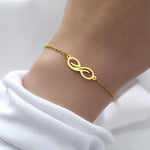 Bracelets simples en acier inoxydable pour femmes design minimaliste